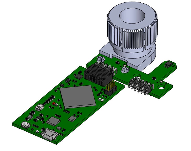 Texas Instruments RattePush-MAG-ACC 회전 및 푸시 부착